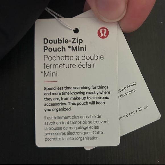 LuluLemon Double Zip Pouch Mini - Picture 4 of 4